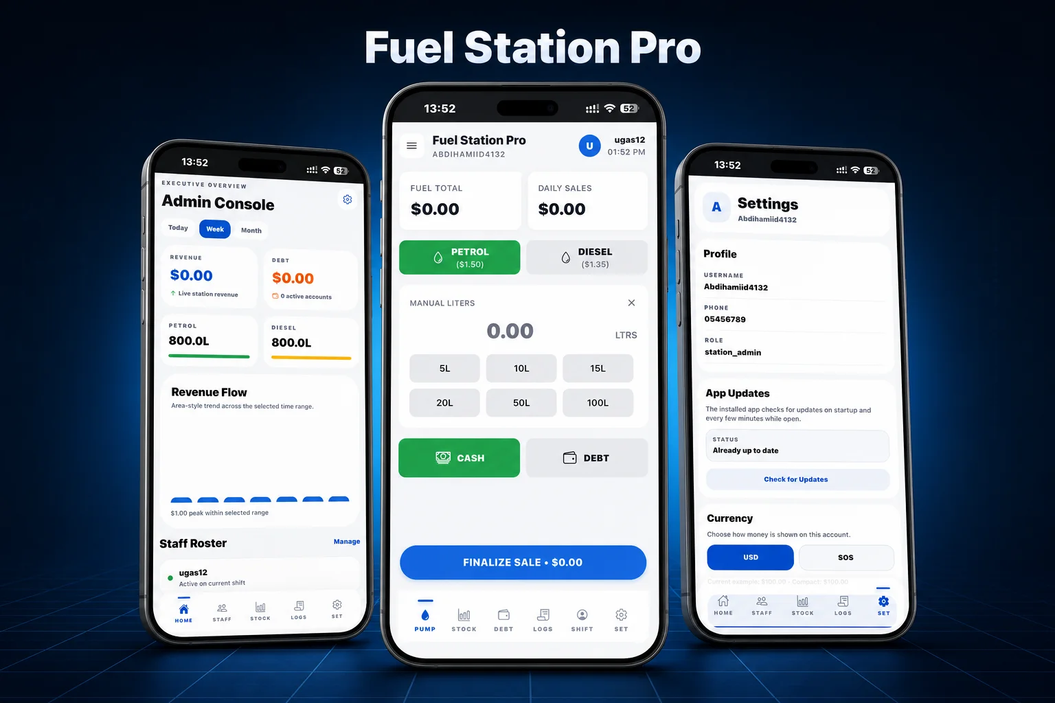 Fuel ⛽️ station project preview