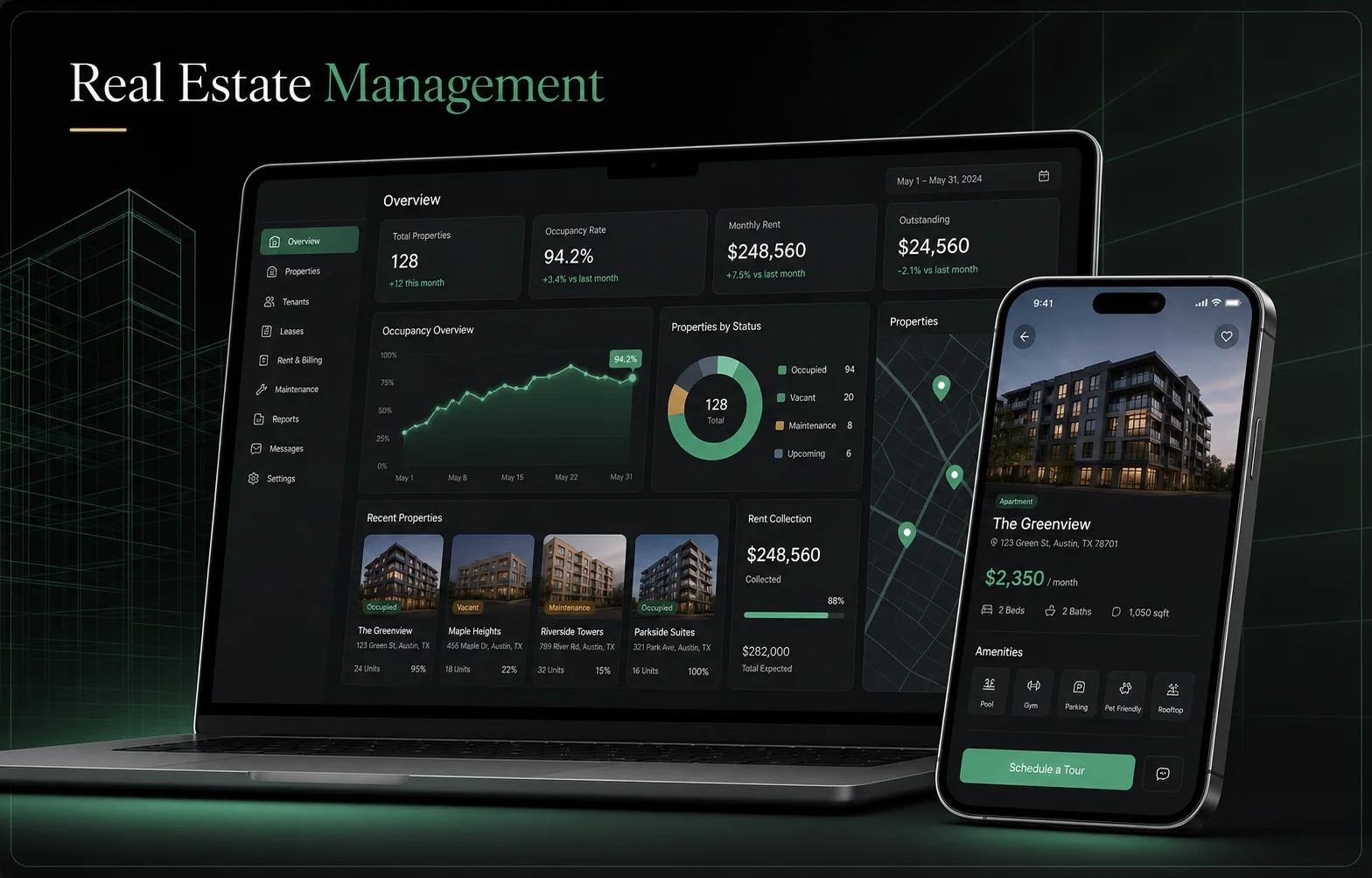 Real Estate Management System project preview